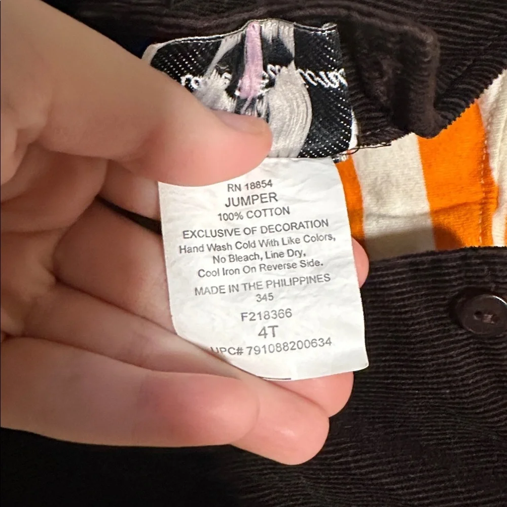 Rare Editions Size 4t Turkey/Thanksgiving Day Outfit